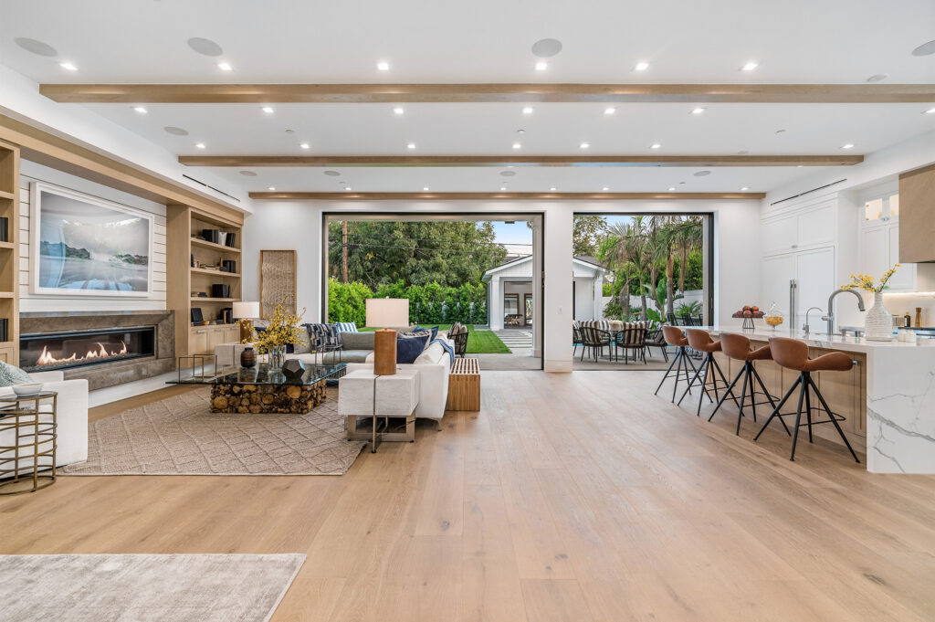 area rugs in a stylish living room
